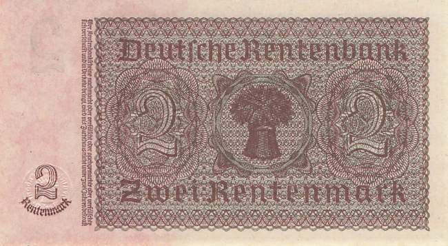 2 Rentenmark 1937